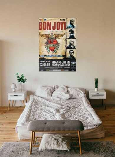 Bon Jovi - Lost Highyway, Frankfurt 2008 - Konzertplakat