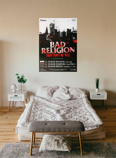 Bad Religion - New Maps Of Hell, Tour 2008 - Konzertplakat