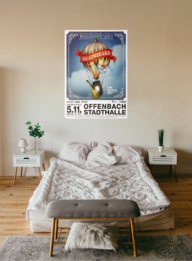 Beatsteaks - Wintertour, Offenbach & Frankfurt 2011 - Konzertplakat