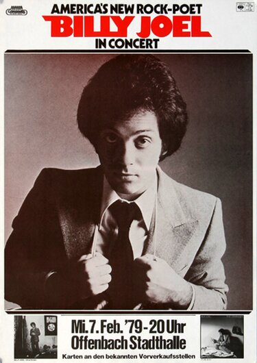 Billy Joel - Big Shot, Offenbach  1979 - Konzertplakat