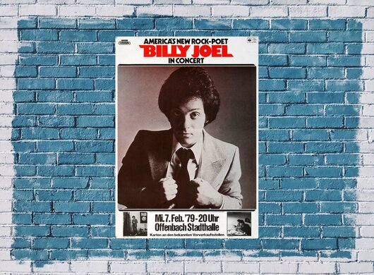 Billy Joel - Big Shot, Offenbach  1979 - Konzertplakat