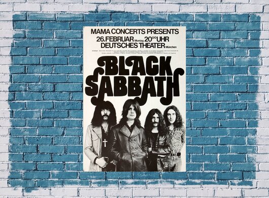 Black Sabbath - Bloody Sabbath, München 1973 - Konzertplakat