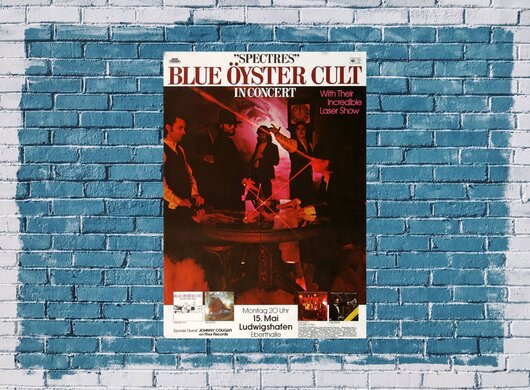 Blue Öyster Cult - Agents Of Fortune, Ludwigshafen 1974 - Konzertplakat
