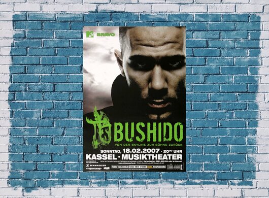 Bushido - Skyline, Kassel 2007 - Konzertplakat