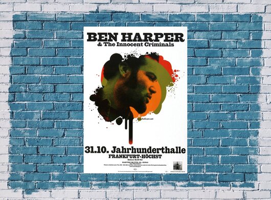 Ben Harper - Lifeline, Frankfurt 2006 - Konzertplakat