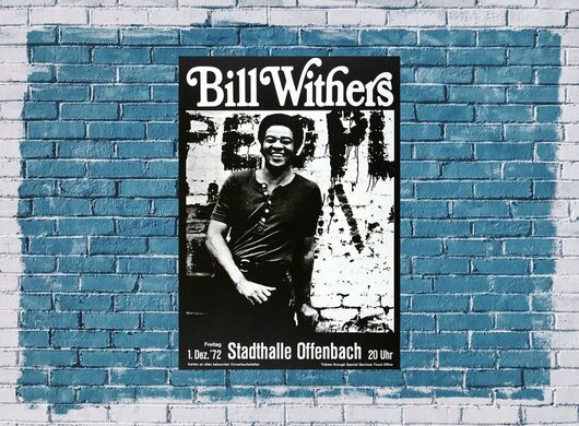 Bill Withers - Still Bill, Offenbach & Frankfurt 1972 - Konzertplakat
