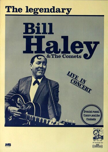 Bill Haley and his Comets - Rock Around The Clock, Tour 1968 - Konzertplakat