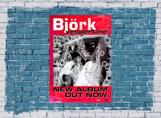 Björk - Vespertine,  2001 - Konzertplakat