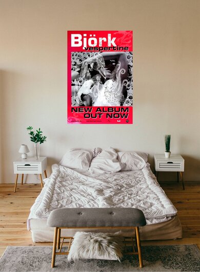 Björk - Vespertine,  2001 - Konzertplakat