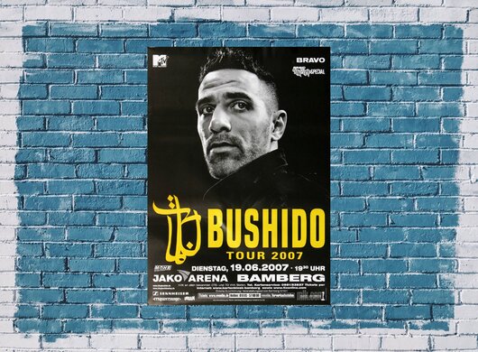 Bushido - Arena, Bamberg 2007 - Konzertplakat