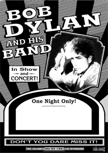 Bob Dylan and His Band - One Night Only,  2005 - Konzertplakat
