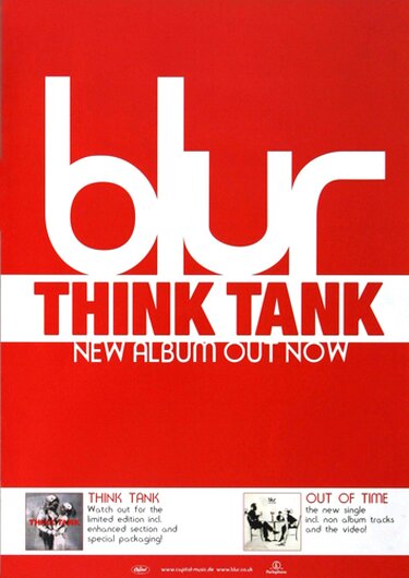 blur - Think Tank,  2003 - Konzertplakat