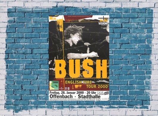 Bush - Science Of Things, Offenbach & Frankfurt 2000 - Konzertplakat