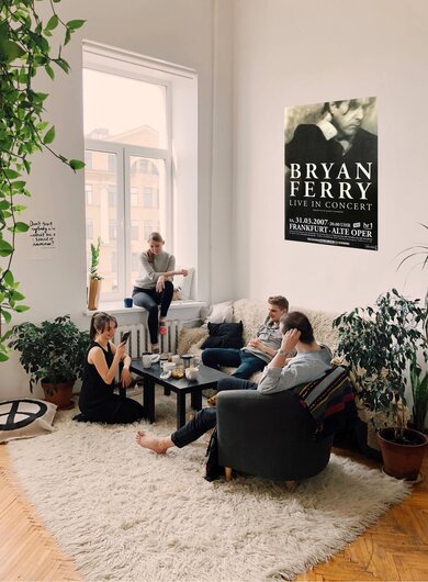 Bryan Ferry - Dylanesque, Frankfurt 2007 - Konzertplakat