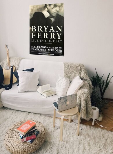 Bryan Ferry - Dylanesque, Frankfurt 2007 - Konzertplakat
