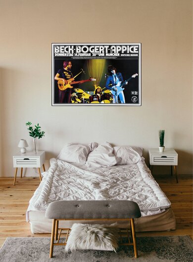 Beck, Bogert, Appice - Sweet Sweet Surrender, Mnchen 1974 - Konzertplakat