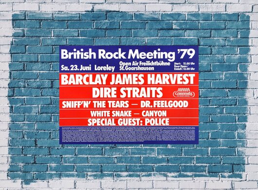 British Rock Meeting - British Rock, St.Goarshausen 1979 - Konzertplakat