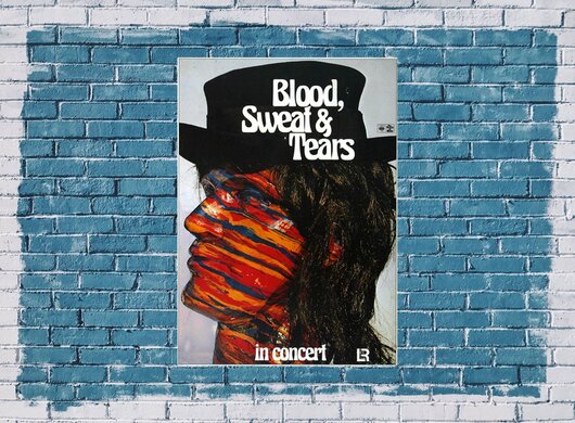 Blood, Sweat & Tears - New Blood, Tour 1972 - Konzertplakat