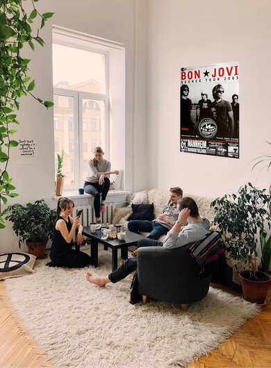 Bon Jovi - Bounce, Mannheim 2003 - Konzertplakat