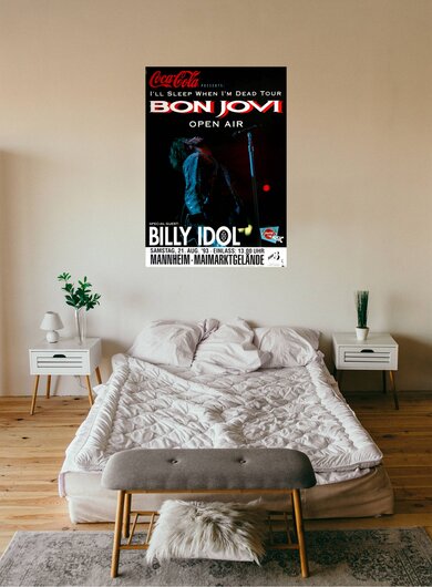 Bon Jovi - Open Air, Mannheim 1993 - Konzertplakat
