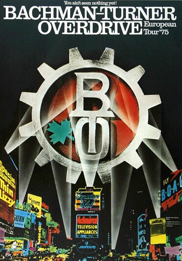 Bachman-Turner Overdrive, You Aint Seen Nothing Yet, 1975, small tears at the edge,