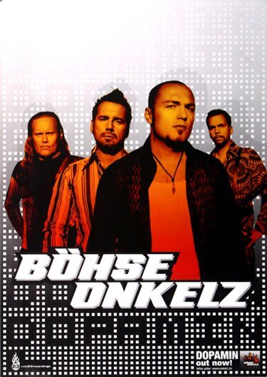 Böhse Onkelz - Dopamin,  2003 - Konzertplakat