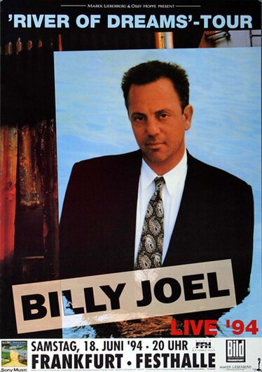 Billy Joel - Dreams, frankfurt 1994 - Konzertplakat