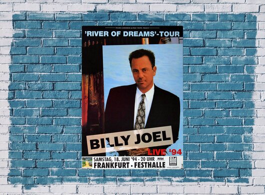 Billy Joel, River Of Dreams, FRA, 1994, Konzertplakat