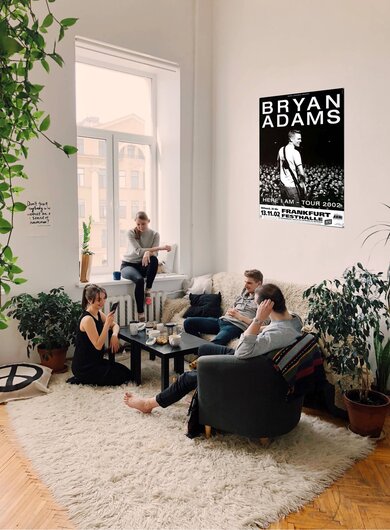 Bryan Adams - Here I Am, frankfurt 2002 - Konzertplakat