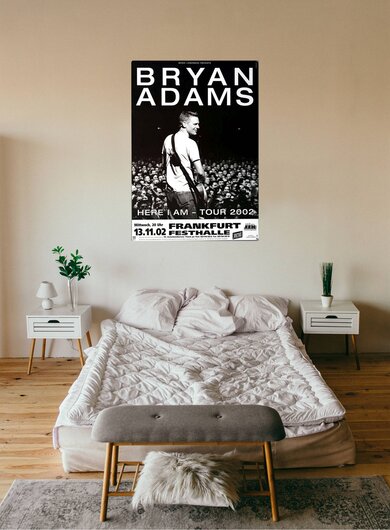 Bryan Adams - Here I Am, Frankfurt, 2002 - Konzertplakat