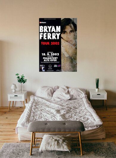 Bryan Ferry - Frantic, Frankfurt 2002 - Konzertplakat