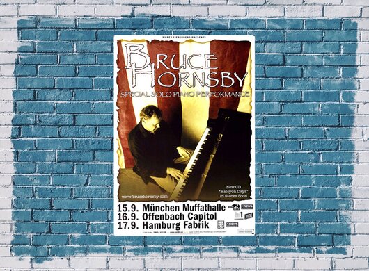 Bruce Hornsby - Halcyon Days, Tour 2004 - Konzertplakat