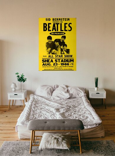 The Beatles, Shea Stadium, New York, Reprint Of The 90s,1966