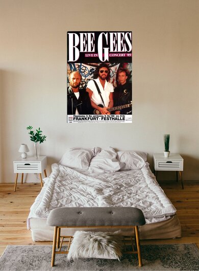 Bee Gees - Live in Concert, Frankfurt 1988 - Konzertplakat