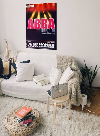 ABBA - The Show - The Tribute, Hanau 2016 - Konzertplakat