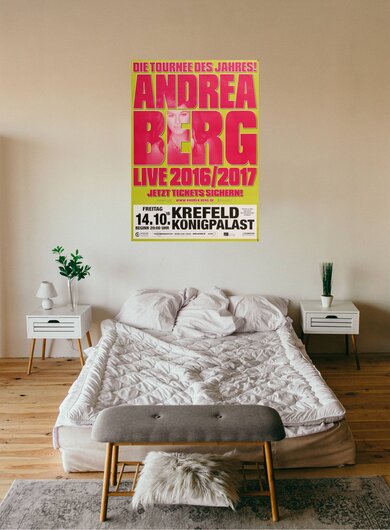 Andrea Berg - Live 2016/2017, Krefeld 2016 - Konzertplakat