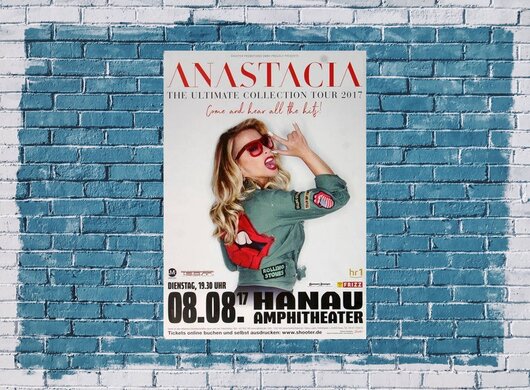 Anastacia - Ultimate Collection, Hanau 2017 - Konzertplakat