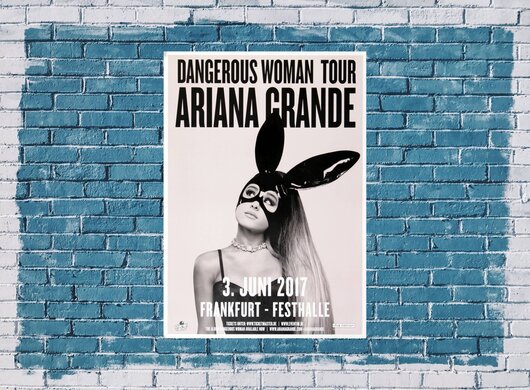 Ariana Grande - Dangerous Woman , Frankfurt 2017 - Konzertplakat
