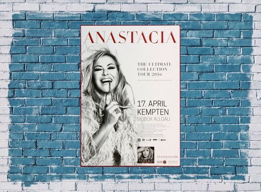 Anastacia - The Ultimate , Kempten 2016 - Konzertplakat