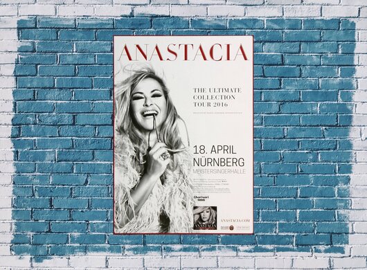 Anastacia - The Ultimate , Nrnberg 2016 - Konzertplakat