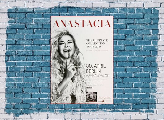 Anastacia - The Ultimate , Berlin 2016 - Konzertplakat