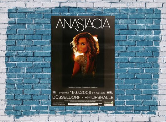 Anastacia - Heavy Rotation , Düsseldorf 2009 - Konzertplakat
