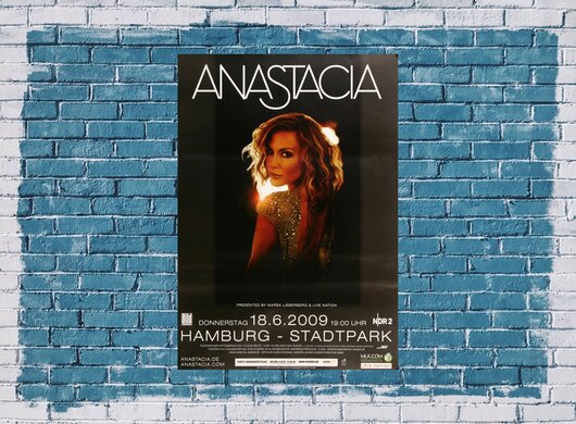 Anastacia - Heavy Rotation , Hamburg 2009 - Konzertplakat