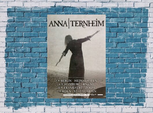 Anna Ternheim - Live, Tour 2016 - Konzertplakat