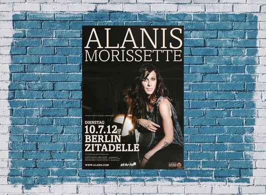 Alanis Morissette - Receive , Berlin 2012 - Konzertplakat