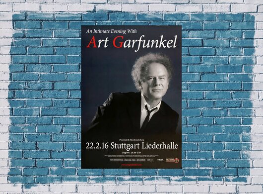 Art Garfunkel - The Concert , Stuttgart 2015 - Konzertplakat
