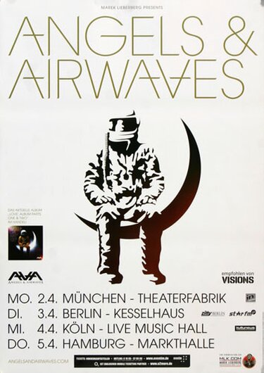 Angels & Airwaves - Lifeline, Tour 2012 - Konzertplakat