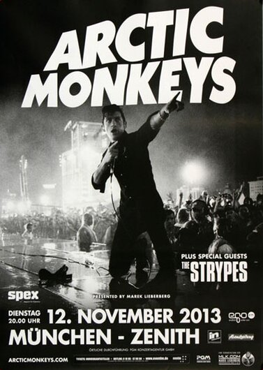 Arctic Monkeys - AM Tour , München 2013 - Konzertplakat