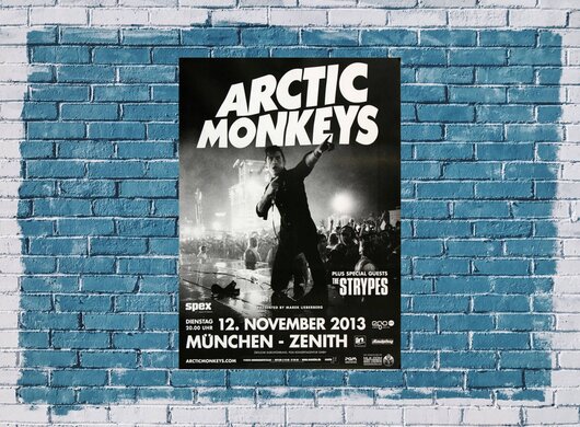 Arctic Monkeys - AM Tour , München 2013 - Konzertplakat