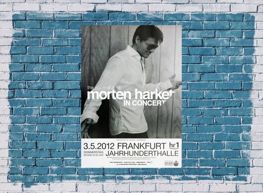 Morten Harket - In Concert, Frankfurt 2012 - Konzertplakat